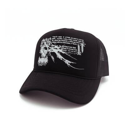 DYINGISFUN - BLACK TRUCKER CAP