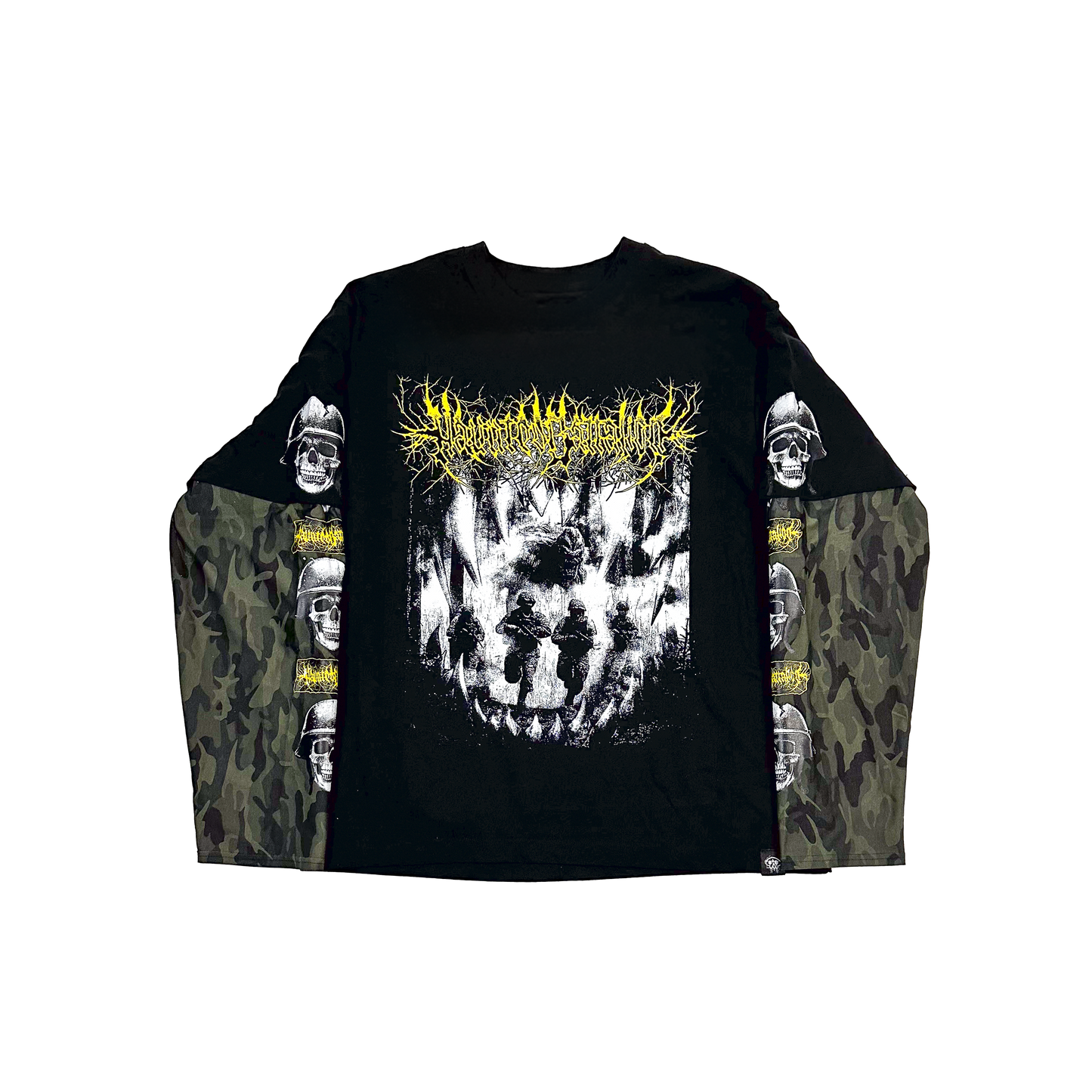 HAUNTED BATTALION - DOUBLE LAYER TEE